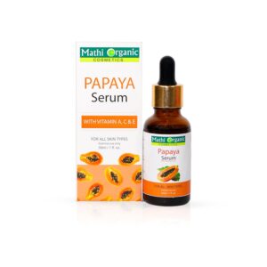 Papaya Face Serum with Vitamins A, C, and E